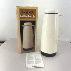 Thermos Coffee Carafe 1013 Vintage 1L 35oz Vacuum Insulated Pitcher With Box